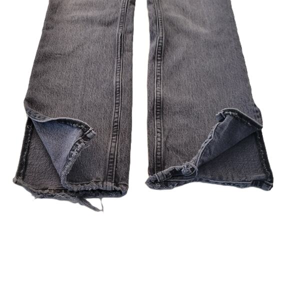 Abercrombie & Fitch Women's Black Straight Leg Jeans - Picture 9 of 14